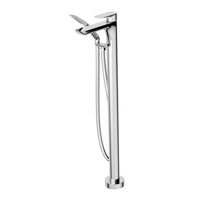 Aquabrass - 56085 Must Floormount Tub Filler With Handshower