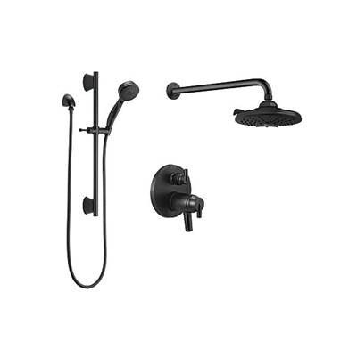 Delta DF-KIT26-THRBL-WS- Round Thermostatic Shower Kit