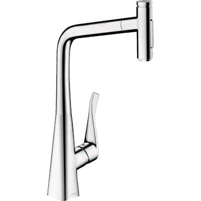 Hansgrohe 73820001- Metris Select Kitchen Faucet, 2-Spray Pull-Out - FaucetExpress.ca