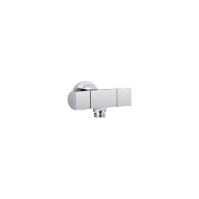 Kohler 98355-CP- Exhale® wall-mount handshower holder with supply elbow and volume control | FaucetExpress.ca