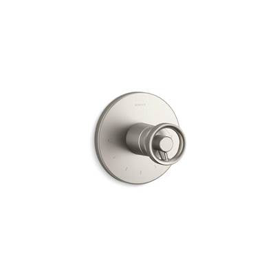 Kohler T78027-9-BN- Components thermostatic valve trim with Industrial handle | FaucetExpress.ca