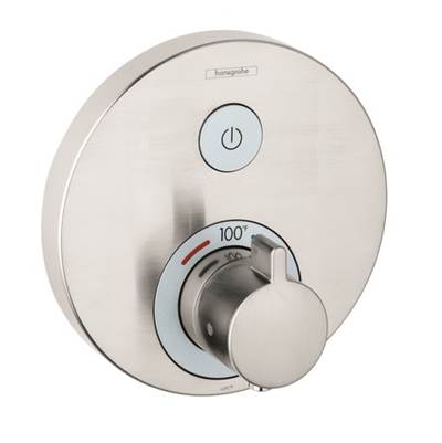 Hansgrohe 15744821- HG Showerselect E Thermostatic Trim 1 Function, Round - FaucetExpress.ca
