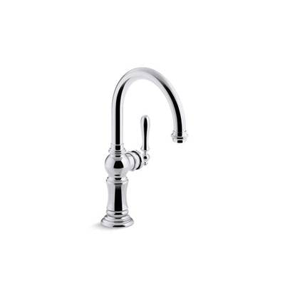 Kohler 99264-CP- Artifacts® single-handle bar sink faucet with 13-1/16'' swing spout, Arc spout design | FaucetExpress.ca