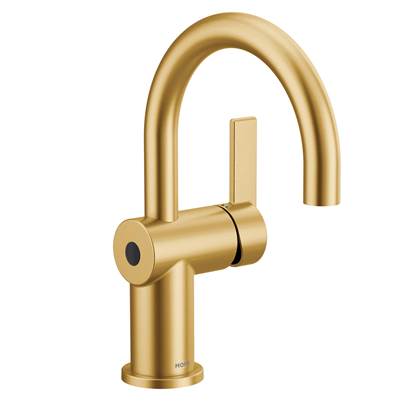 Moen 6221EWBG- Cia Motionsense Wave Touchless Single Handle Bathroom Sink Faucet In Brushed Gold