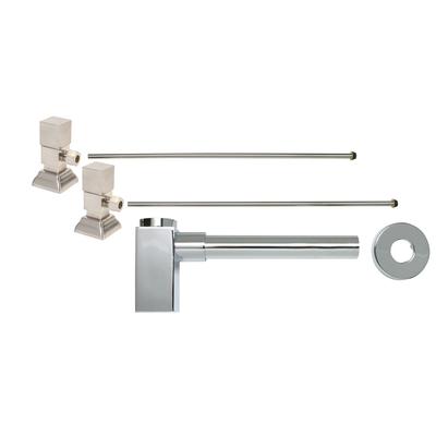 Mountain Plumbing MT7001-NL- Lavatory Supply Kit W/ Deco Trap Square