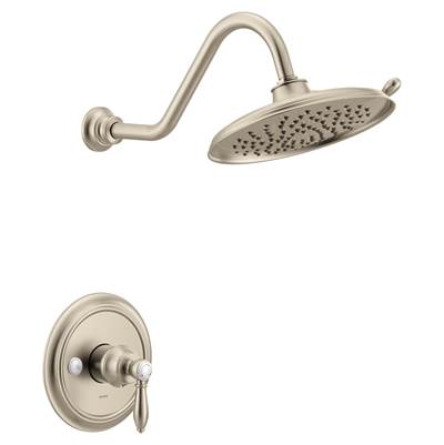 Moen UTS33102EPBN- Weymouth M-CORE 3-Series 1-Handle Eco-Performance Shower Trim Kit in Brushed Nickel (Valve Not Included)