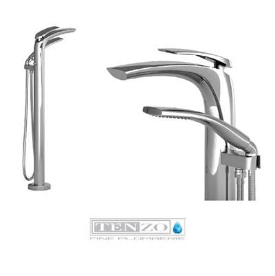 Tenzo NU51- Nuevo Floor Mount Tub Filler