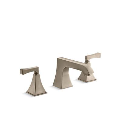 Kohler T469-4V-BV- Memoirs® Stately Deck-mount high-flow bath faucet trim with non-diverter spout and Deco lever handles, valve not included | FaucetExpress.ca