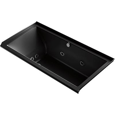 Kohler 1167-XHGHR-7- Underscore Rectangle 60-in X 30-in Heated Bubblemassage Air Bath With Whirlpool, Alcove, Right Drain | FaucetExpress.ca