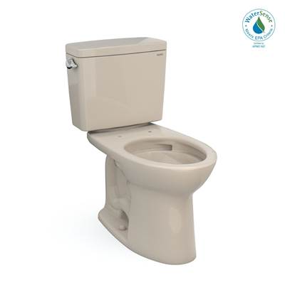 Toto CST776CEG#03- Toto Drake Two-Piece Elongated 1.28 Gpf Tornado Flush Toilet With Cefiontect Bone