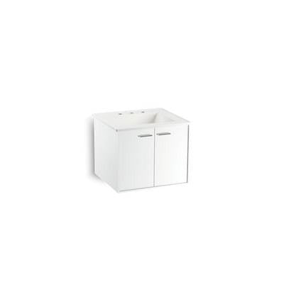 Kohler 99539-1WA- Jute® 24'' wall-hung bathroom vanity cabinet with 2 doors | FaucetExpress.ca