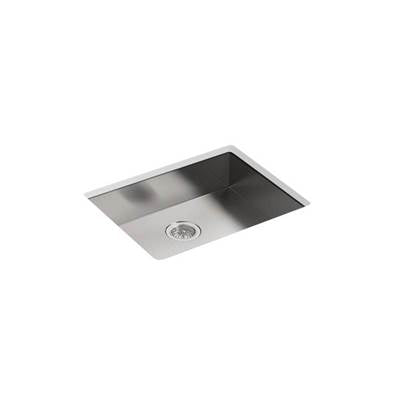 Kohler 3894-4-NA- Vault 25'' x 22'' x 6-5/16'' single bowl dual-mount kitchen sink with 4 faucet holes | FaucetExpress.ca