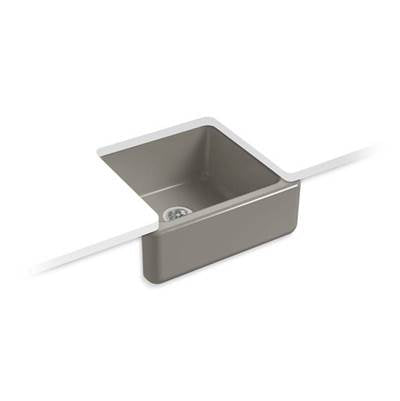 Kohler 5665-K4- Whitehaven® 23-1/2'' x 21-9/16'' x 9-5/8'' Undermount single-bowl farmhouse sink | FaucetExpress.ca