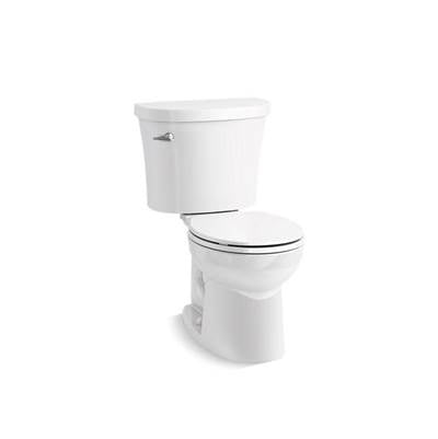 Kohler 25097-0- Kingston Two-piece round-front 1.28 gpf toilet | FaucetExpress.ca