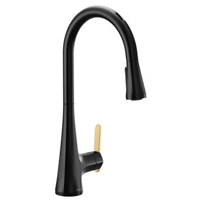 Moen S7235EVBL- Sinema UbyMoen Smart Pulldown Kitchen Faucet with Voice Control and MotionSense