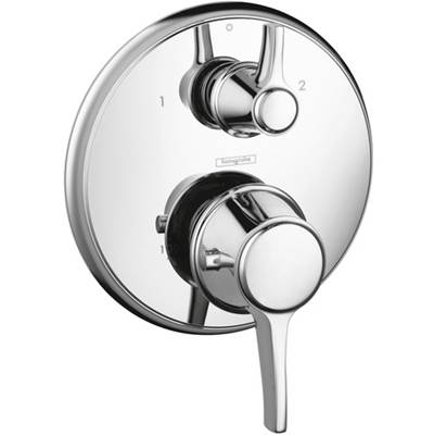 Hansgrohe 15753001- HG Metris C Thermostatic Trim W/Volume Control And Diverter - FaucetExpress.ca