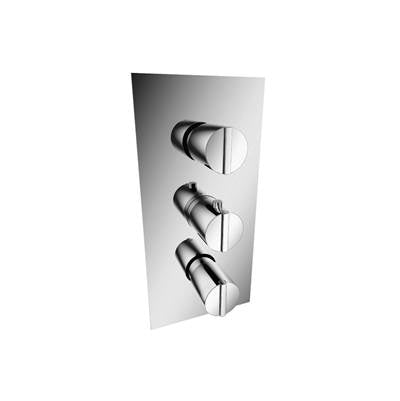 Isenberg 145.4401CP- 3/4" Thermostatic Valve with 2 Volume Controls and Trim - Shared Port Operation | FaucetExpress.ca
