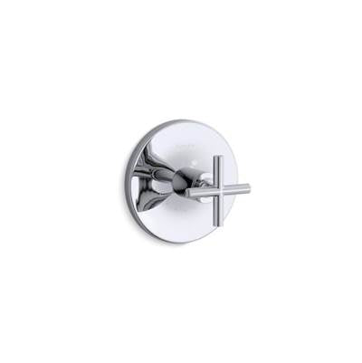 Kohler T14488-3-CP- Purist® Valve trim with cross handle for thermostatic valve, requires valve | FaucetExpress.ca