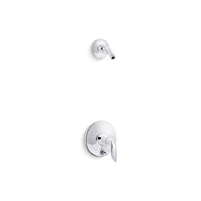 Kohler T5319-4L-CP- Refinia® Rite-Temp(R) shower trim set with push-button diverter, less showerhead | FaucetExpress.ca