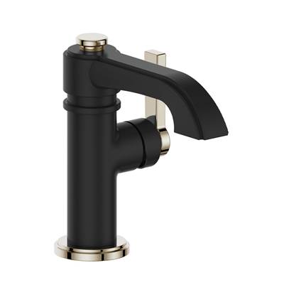 Vogt BF.ZN.1000.PB- Zehn Lavatory Faucet without Pop-Up Polished Nickel Matte Black