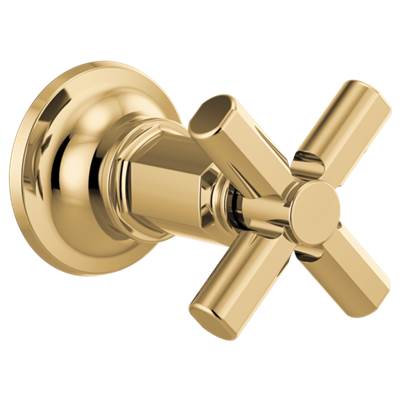 Brizo T66678-PG- Sensori Volume Control Trim With Cross Handle | FaucetExpress.ca
