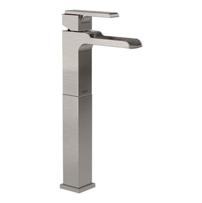 Delta 768LF-SS- Delta Ara 1H Vessel Lav Faucet - Channel Spout | FaucetExpress.ca