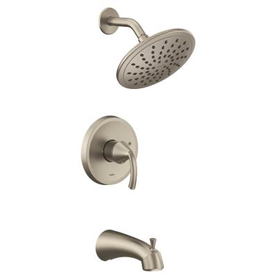 Moen UT2843EPBN- Glyde M-Core 2-Series Eco Performance 1-Handle Tub And Shower Trim Kit In Brushed Nickel (Valve Sold Separately)