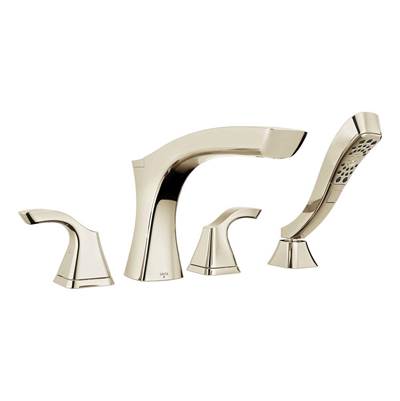 Delta T4752-PN- 4-Hole Roman Tub With Handshower Trim | FaucetExpress.ca