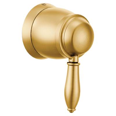 Moen TS52104BG- Weymouth 1-Handle Volume Control Valve Trim Kit in Brushed Gold (Valve Not Included)