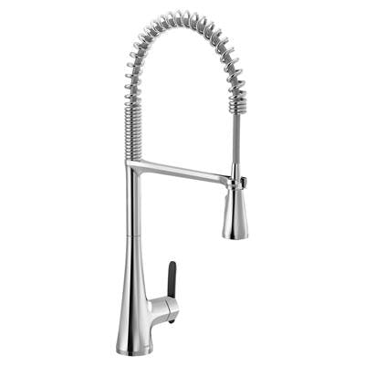 Moen S5235- Sinema Single-Handle Pull-Down Sprayer Kitchen Faucet with Power Clean and Spring Spout in Chrome