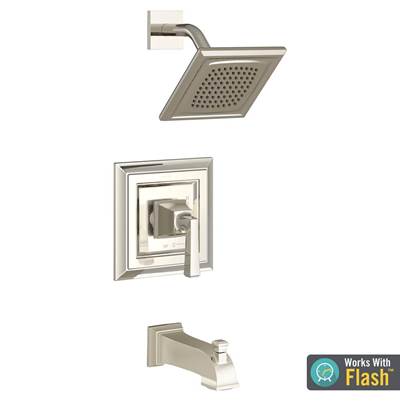 American Standard TU455508.013- Town Square S 1.75 Gpm/6.8 L/Min Tub And Shower Trim Kit With Water-Saving Showerhead, Double Ceramic Pressure Balance Cartridge With Lever Handle