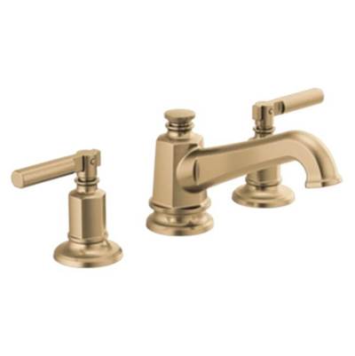 Brizo 65378LF-GLLHP- Invari Widespread Lavatory Faucet With Angled Spout - Less Handles