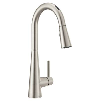 Moen 7864EVSRS- Sleek U by Moen Smart Pulldown Kitchen Faucet with Voice Control and MotionSense