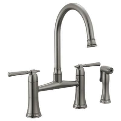 Brizo 62558LF-SL- Bridge Faucet With Spray - 2L