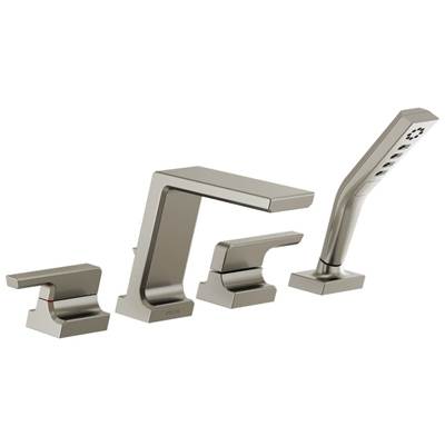 Delta T4799-SS- 4 Hole Roman Tub Faucet | FaucetExpress.ca