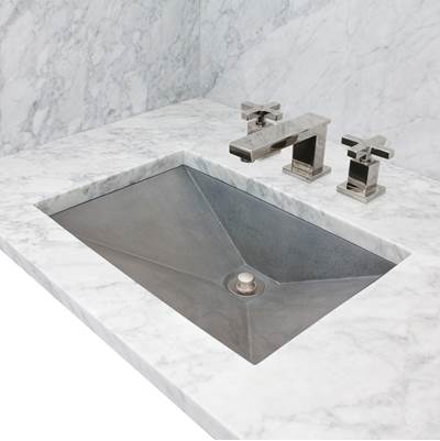 Linkasink AC06 - RIDER Concrete Rectangle Sloped Sink - Under Mounted