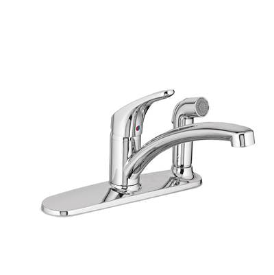 American Standard 7074030.002- Colony Pro Single-Handle Kitchen Faucet 1.5 Gpm/5.7 L/Min With Side Spray