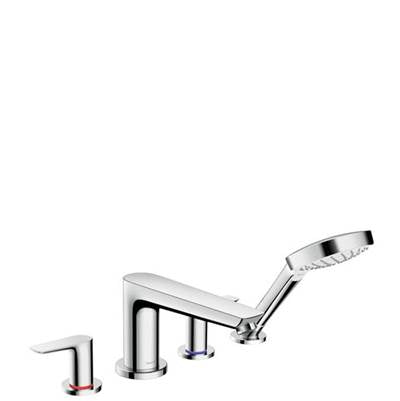 Hansgrohe 71744001- Talis E 4-Hole Roman Tub Set Trim With 1.8 Gpm Handshower - FaucetExpress.ca