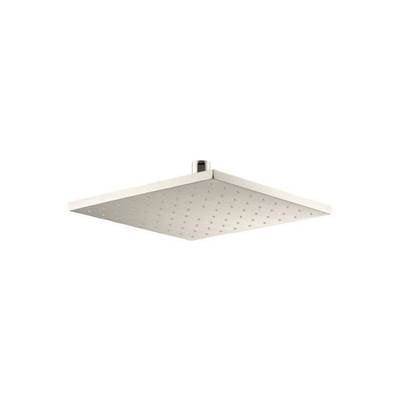 Kohler 13696-SN- 10'' rainhead with Katalyst® air-induction technology, 2.5 gpm | FaucetExpress.ca