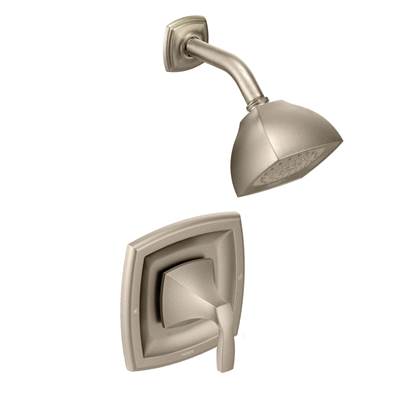 Moen T2692BN- Voss Posi-Temp Single-Handle 1-Spray Shower Faucet Trim Kit in Brushed Nickel (Valve Not Included)