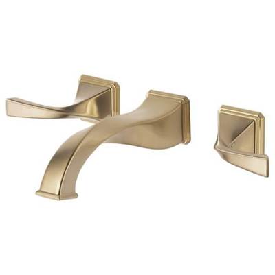 Brizo 65830LF-GL-ECO- Two Handle Wall-Mount Lavatory Faucet - FaucetExpress.ca