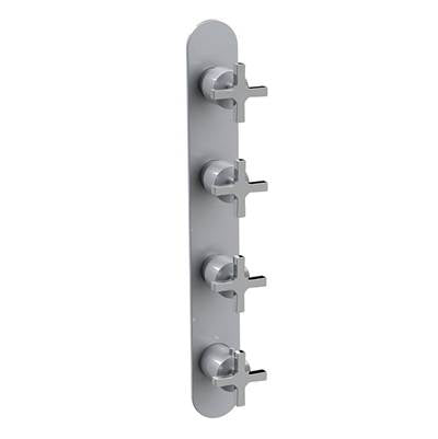 Ca'bano CA47014RT99- Thermostatic trim with 3 flow controls