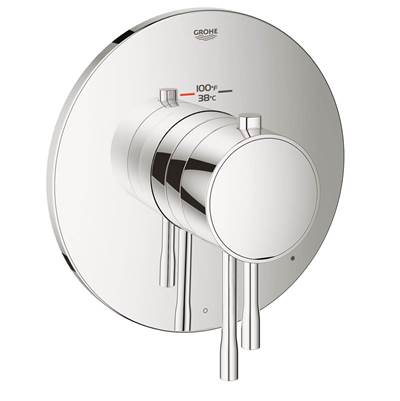 Grohe 19987001- GrohFlex Essence+ Single function THM trim w/control module | FaucetExpress.ca