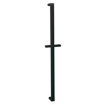 Aquabrass - 12696 Square Shower Rail Only With Slider