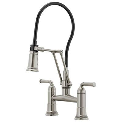 Brizo 62274LF-SS- Articulating Bridge Faucet