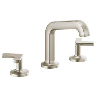 Brizo 65307LF-NKLHP- Kintsu Widespread Lavatory Faucet With Angled Spout - Less Handles