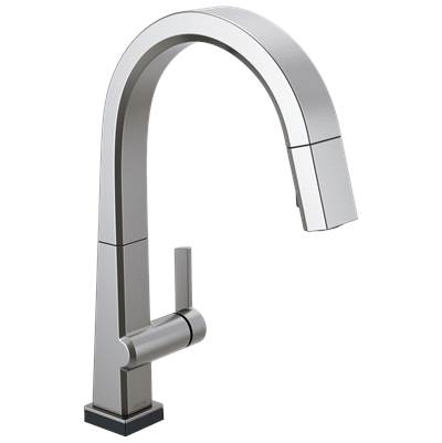 Delta 9193T-AR-DST- Single Handle Pull Down Kitchen Faucet With Touch2O Technolo | FaucetExpress.ca