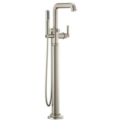 Brizo T70176-NKLHP- Invari Single-Handle Floor Mount Tub Filler - Handle Not Included