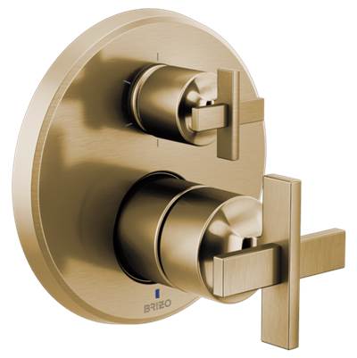 Brizo T75P698-GLLHP- Pressure Balance Valve With 6-Function Diverter Trim | FaucetExpress.ca