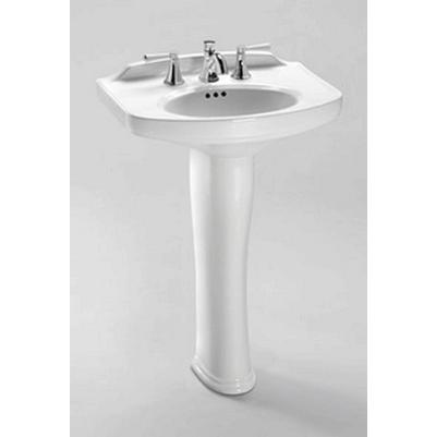 Toto LT642.8#01- Dartmouth Pedestal Lavatory 8'' Hole Faucet Spacing | FaucetExpress.ca